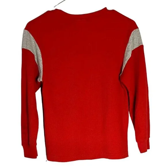 Ohio State Buckeyes NCAA Athletics Red Sweatshirt By Outerstuff Size M - Picture 7 of 7